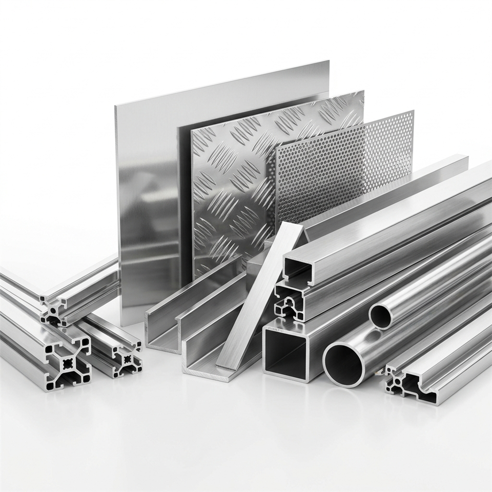 Perfil d'extrusió estructural d'aliatge d'alumini 6061 d'alt rendiment-