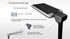 Btree LED Solar Street Light -12 w amb bateria de ions Li i panell solar 20W-广州纵横-第 2 组-杨惠萍